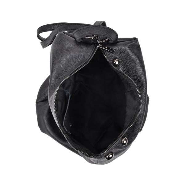 Rucsac din piele Luisa Vannini Mell, negru-image-3