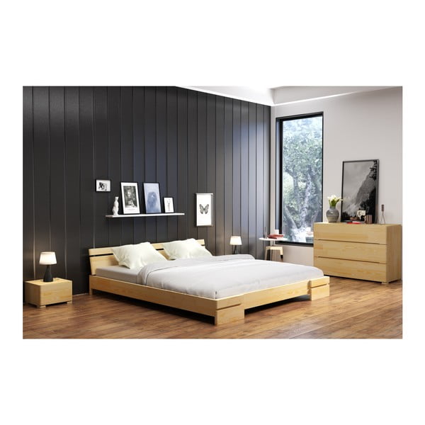 Pat dublu din lemn de pin SKANDICA Sparta, 140 x 200 cm-image-4