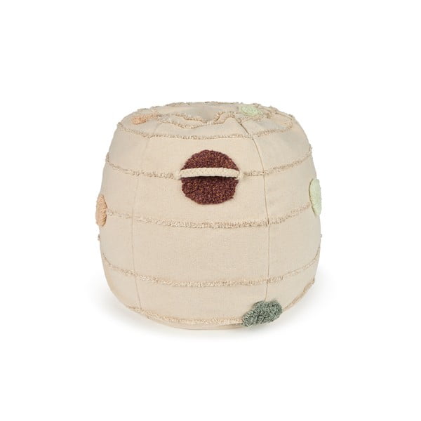 Puf de copii crem Solar System – Lorena Canals