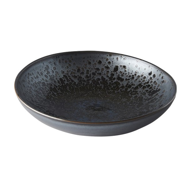 Bol servire din ceramică MIJ Pearl, ø 28 cm, gri - negru