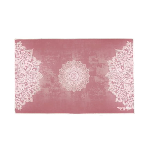 Prosop pentru yoga Yoga Design Lab Mandala, 61 x 38 cm, roz