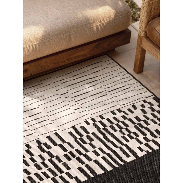 Covor pentru exterior și interior negru/crem 120x170 cm Haringey Acacia – Ted Baker-image-3