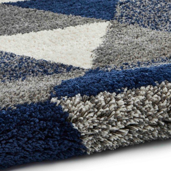 Covor Think Rugs Royal Nomadic Angles, 160 x 220 cm, albastru gri-image-4