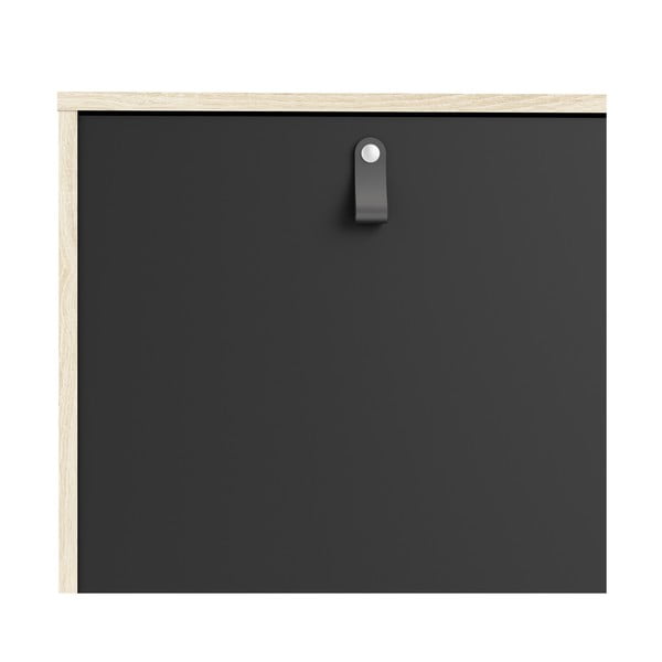 Comodă Tvilum Stubbe, 147x87 cm, negru-natural-image-1