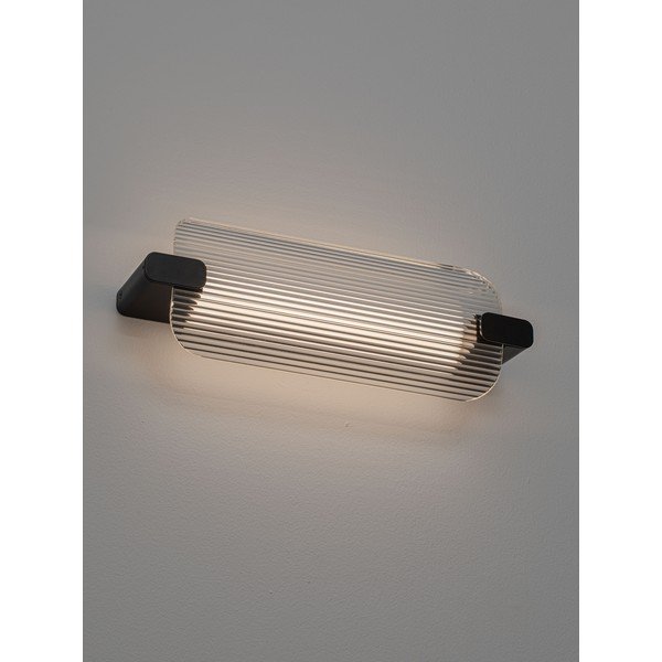 Aplică de perete negru-mat LED din sticlă Emery – Nova Luce-image-1