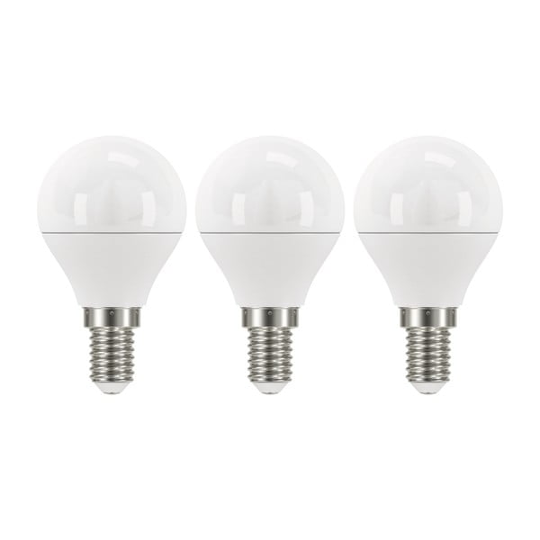 Set 3 becuri cu LED EMOS Classic Mini Globe Warm White, 5W E14