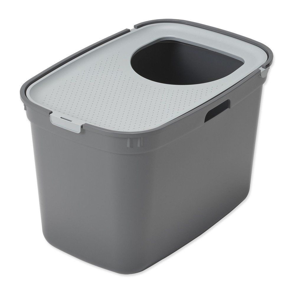 Litieră pentru pisici gri 39x59 cm Moderna Top Cat – Plaček Pet Products