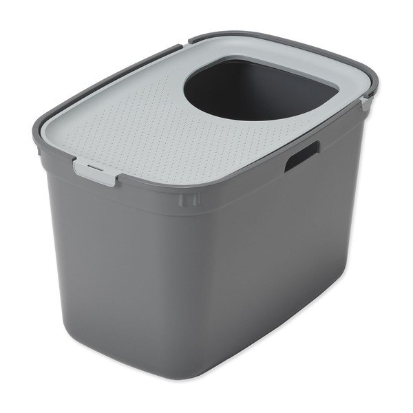 Litieră pentru pisici gri 39x59 cm Moderna Top Cat – Plaček Pet Products