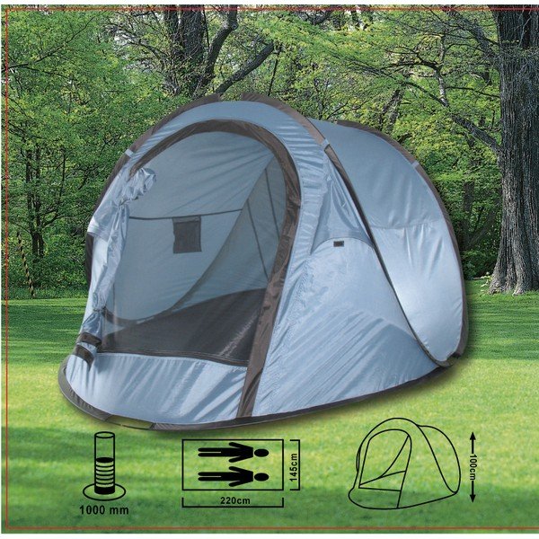 Cort albastru pentru 2 persoane Strela – Garden Pleasure-image-1