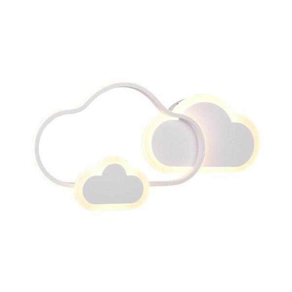 Corp de iluminat pentru copii alb 52x25 cm Cloudy – Reality