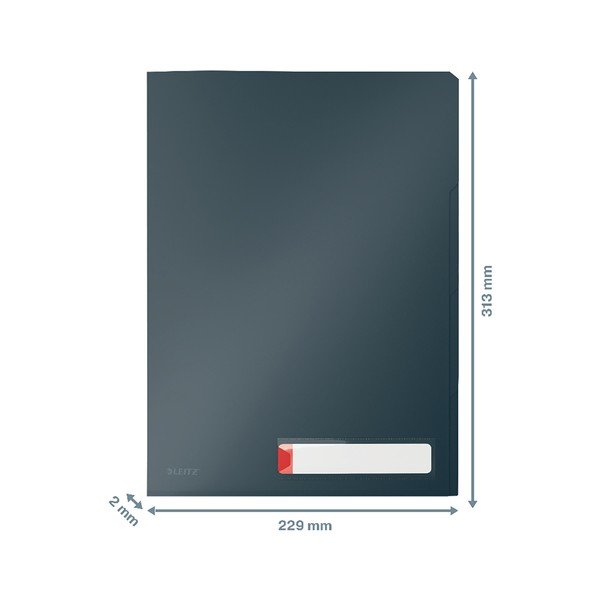 Mapă de birou cu sortare Leitz Cosy, A4, gri-image-4