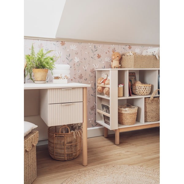 Bibliotecă pentru copii bej 120x40 cm Miloo – Pinio-image-4