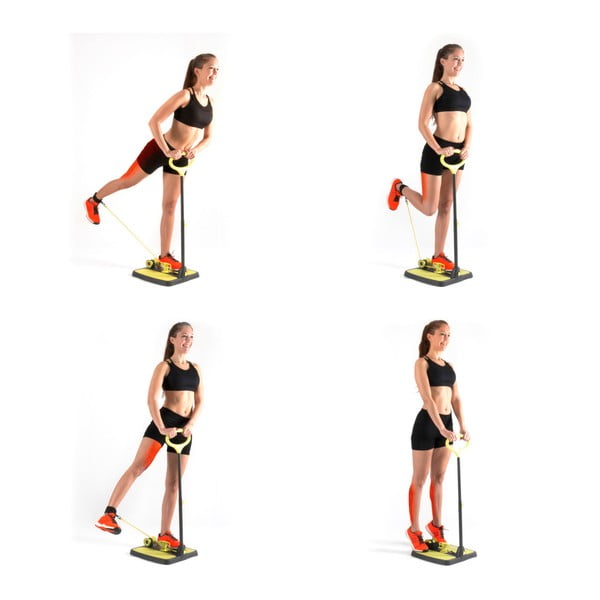 Platformă fitness cu ghid de exerciții pentru mușchii fesieri şi picioare InnovaGoods Fitness-image-2