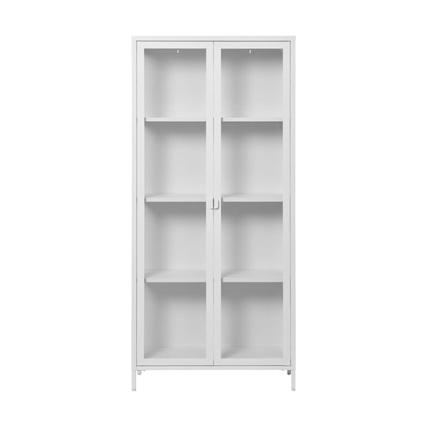 Vitrină albă din metal 80x175 cm Brisbane – House Nordic