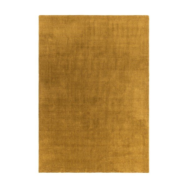 Covor galben muștar țesut manual 160x230 cm – Asiatic Carpets