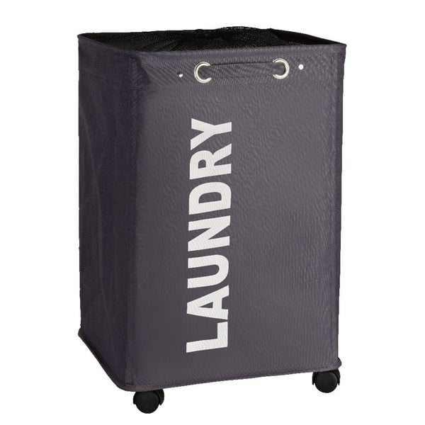 Coș de rufe Wenko Quadro, gri, 79,2 l-image-2