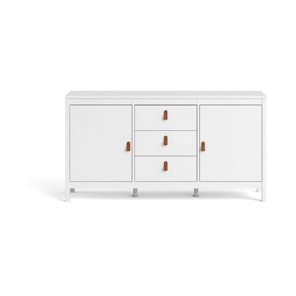 Comodă albă joasă 151x80 cm Madrid – Tvilum