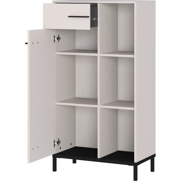 Bibliotecă crem 64x120x34 cm Rovigo – Germania-image-3