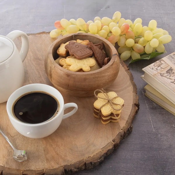 Bol mic în culoare naturală din lemn Mango – Orion-image-1