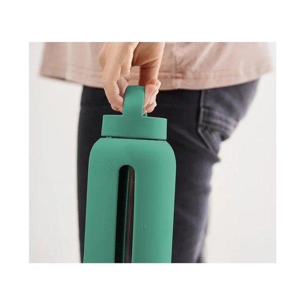 Sticlă verde de călătorie 720 ml Frosted Green – Muuki-image-3