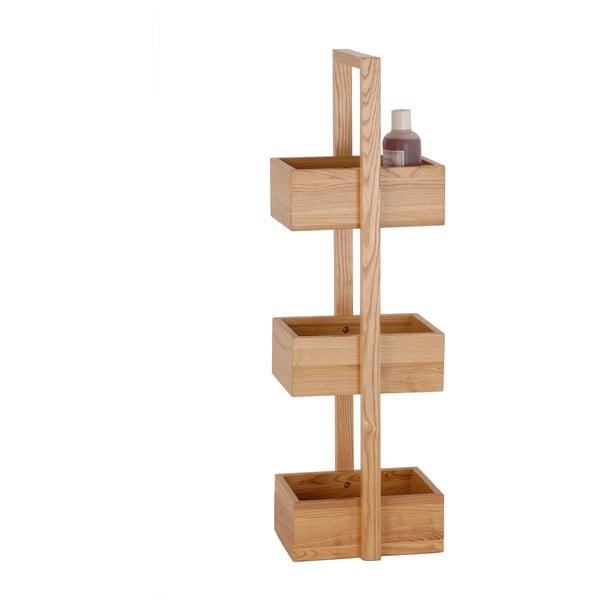 Suport din lemn pentru baie, Wireworks Caddy Mezza, înălțime 84 cm-image-2