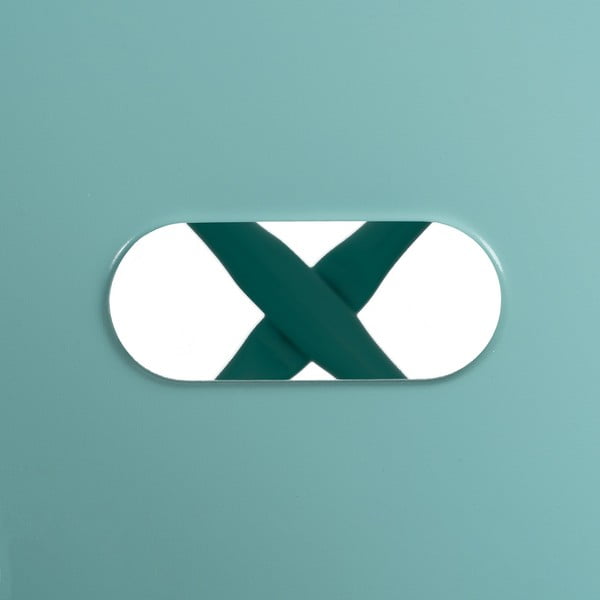 Set de scaune de bar turcoaz 2 buc. din metal (înălțime șezut 61 cm) – Ixia-image-3