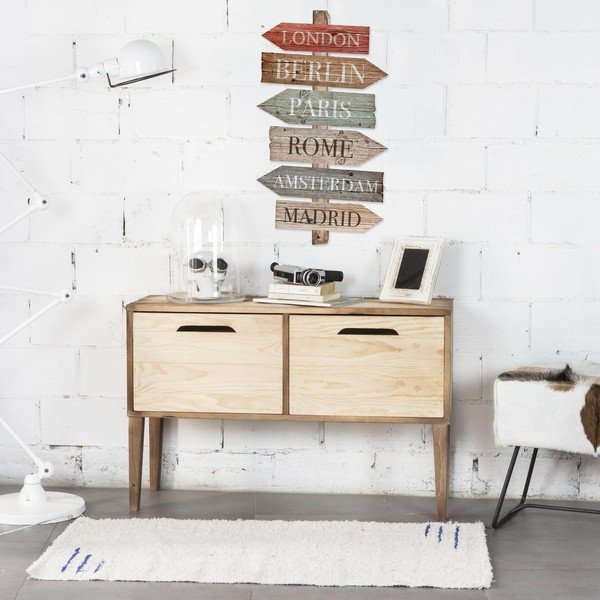 Semn 30x50 cm Cities – Really Nice Things-image-1