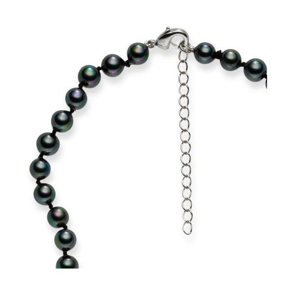 Colier cu perle negre Pearls Of London Mystic, lungime 50 cm-image-1