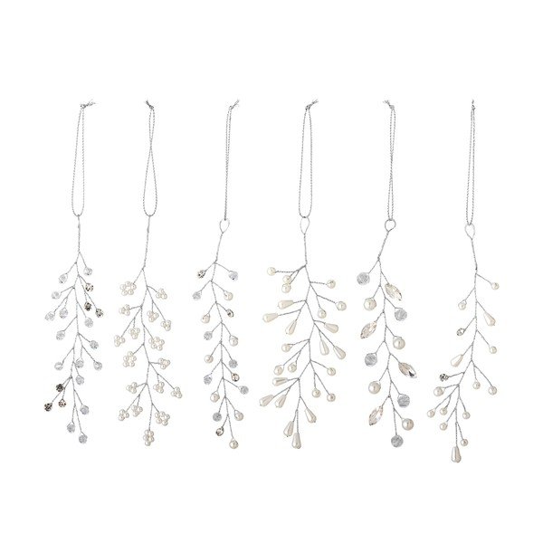 Ornamente de Crăciun 6 buc. din plastic 11 cm Ikata – Bloomingville