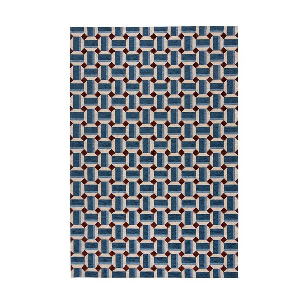 Covor albastru 120x170 cm Lennox Geometric – Flair Rugs