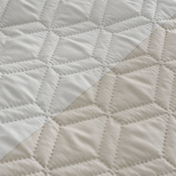 Lenjerie  bej pentru pat de o persoană 135x200 cm Ombre Geo - Catherine Lansfield-image-4