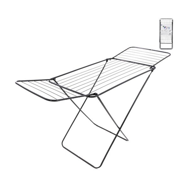 Uscător de rufe negru/gri antracit 15 m – Orion