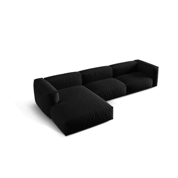 Colțar modular negru (cu colț pe partea stângă ) Martina – Micadoni Home-image-2