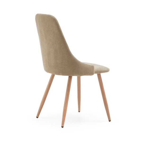 Scaune de dining verde-deschis 4 buc. Seul – Marckeric-image-4