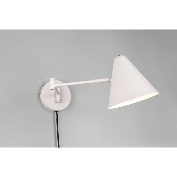 Aplică de perete fildeș cu structură flexibilă cu alimentare la priză ø 15 cm Cosima – Trio-image-2