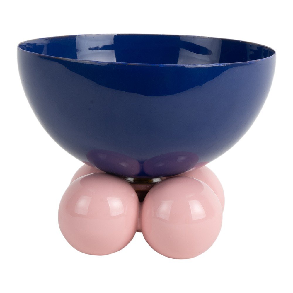 Bol mic albastru închis din fier Double Funky – PT LIVING