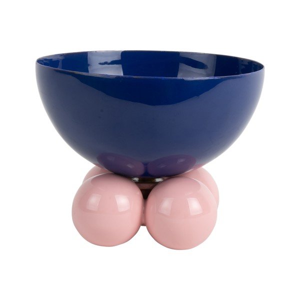 Bol mic albastru închis din fier Double Funky – PT LIVING
