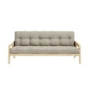Canapea extensibilă bej 204 cm Grab - Karup Design