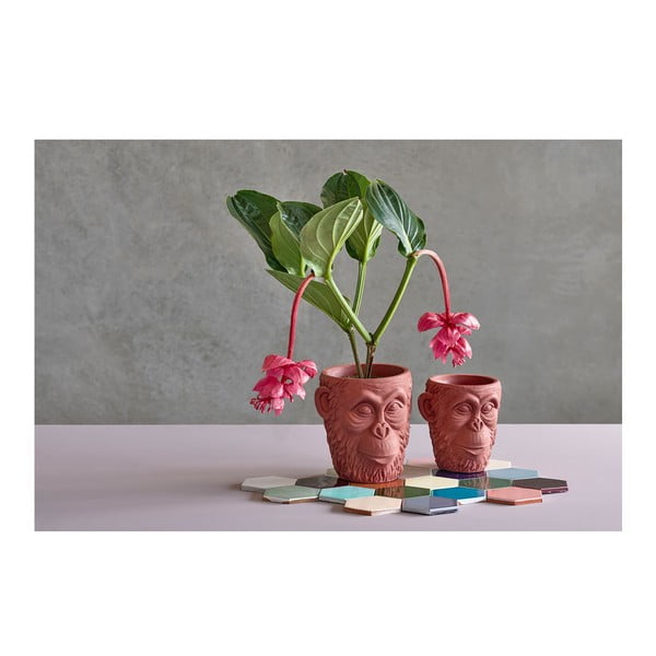 Ghiveci Villa Collection Calbe, înălțime 19 cm, roșu-image-1