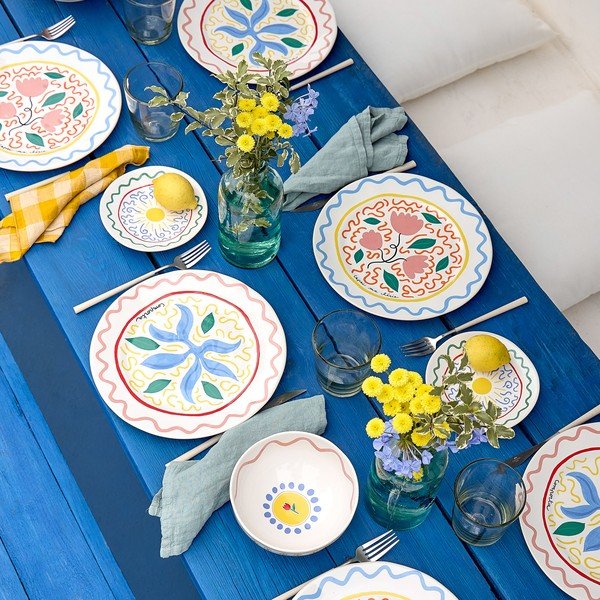 Farfurie din gresie ø 27 cm Summer Bliss – Costa Nova-image-2