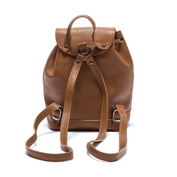 Geantă din piele Isabella Rhea no. 1200, maro cognac-image-4