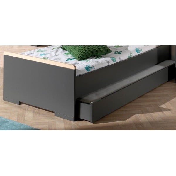 Sertar pentru sub pat de copii  gri 90x200 cm London – Vipack-image-1