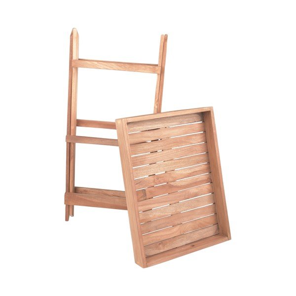 Masă auxiliară de grădină din lemn de tec 29x39 cm Bacan – Garden Pleasure-image-3