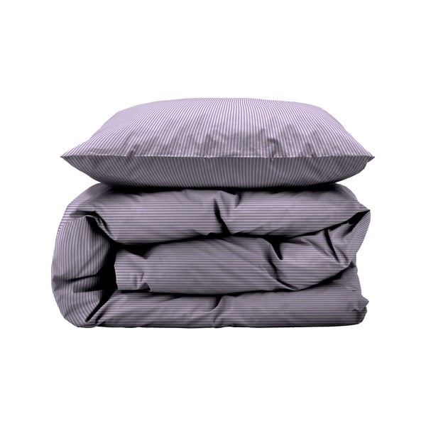 Lenjerie de pat mov din bumbac pentru pat de o persoană/extinsă 140x220 cm Cheerful – Södahl