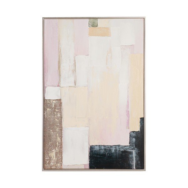 Tablou cu ramă/pe pânză imprimat/cu elemente pictate manual 80x120 cm Meldert – Yes Everyday