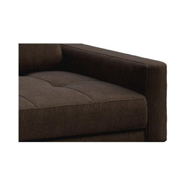 Colțar cu șezlong pe partea stângă MESONICA Musso Tufted, maro-image-4