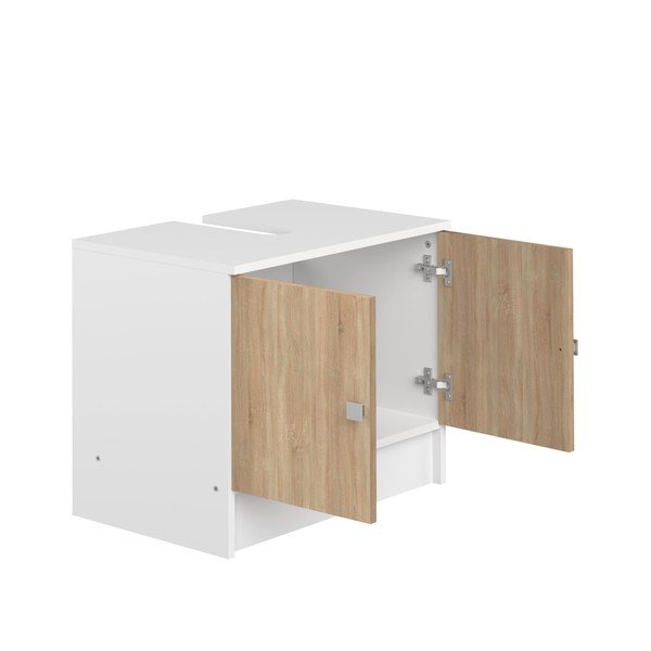 Dulap baie cu aspect de lemn de stejar TemaHome Combi-image-4