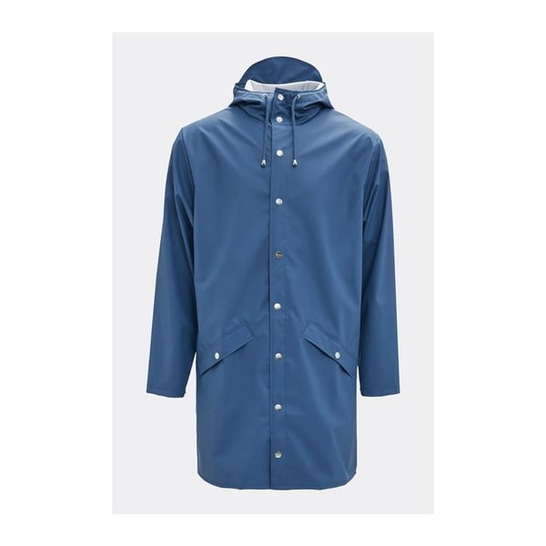 Jachetă unisex impermeabilă Rains Long Jacket, mărime M / L, albastru