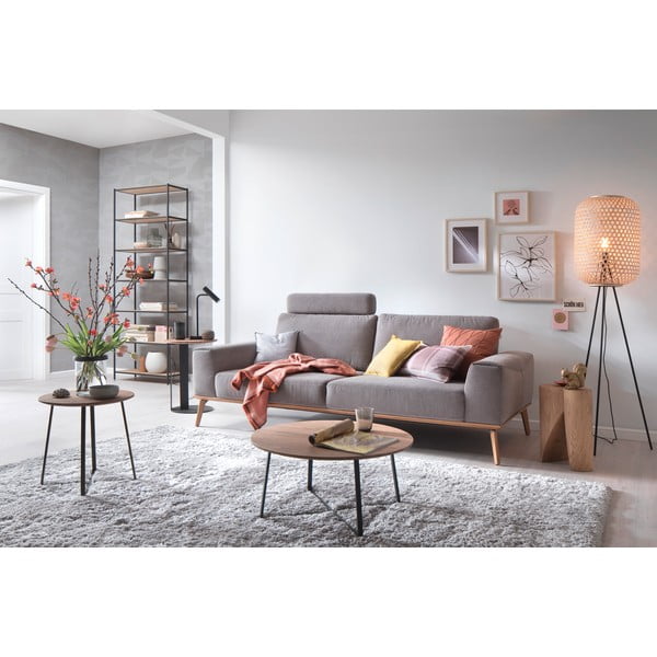 Veioză neagră LED cu intensitate reglabilă (înălțime 48 cm) Stina – Fischer & Honsel-image-3