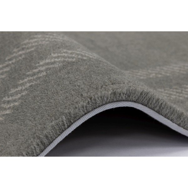 Covor gri antracit din lână 160x240 cm Calisia M Grid Rim – Agnella-image-2